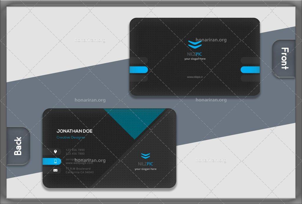 لایه باز کارت ویزیت مدرن و خاص(3تم رنگی مختلف)