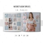 قالب آماده آلبوم دیجیتال لایه باز بارداری و نوزادی 10 برگی