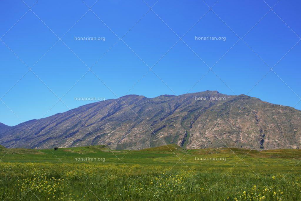 قطعه عکس کوه های سر سبز فارس