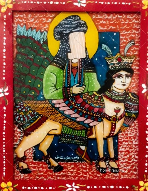 تابلو نقاشی شمایل مذهبی