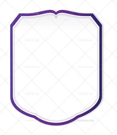 فایل PNG کادر اسلیمی دوربری شده