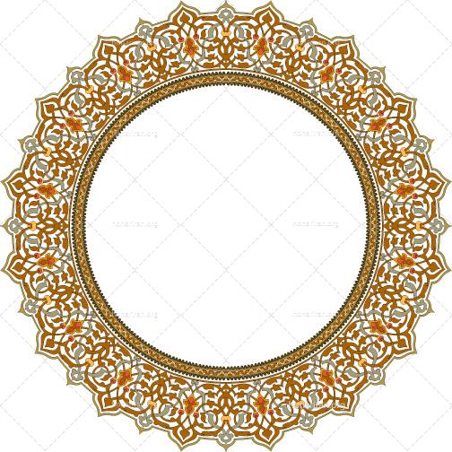 فایل شمسه طرح اسلیمی کد 41
