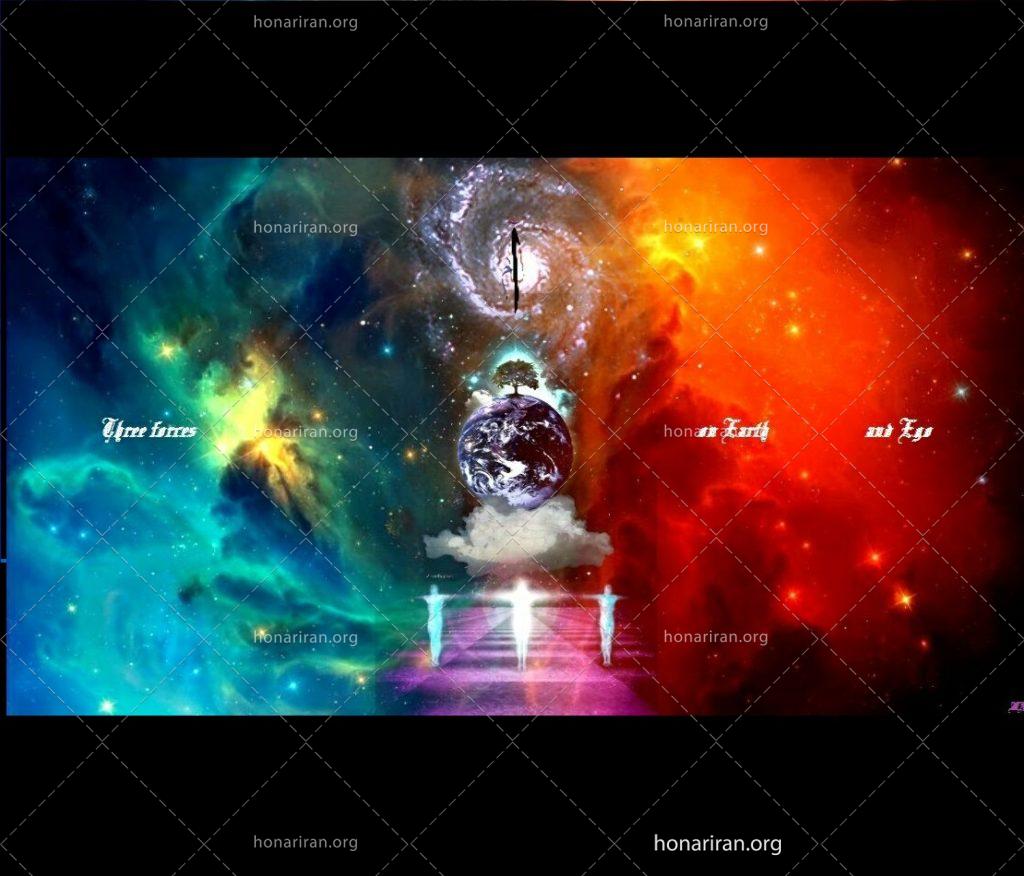 تصویرسازی کولاژ الف لام میم