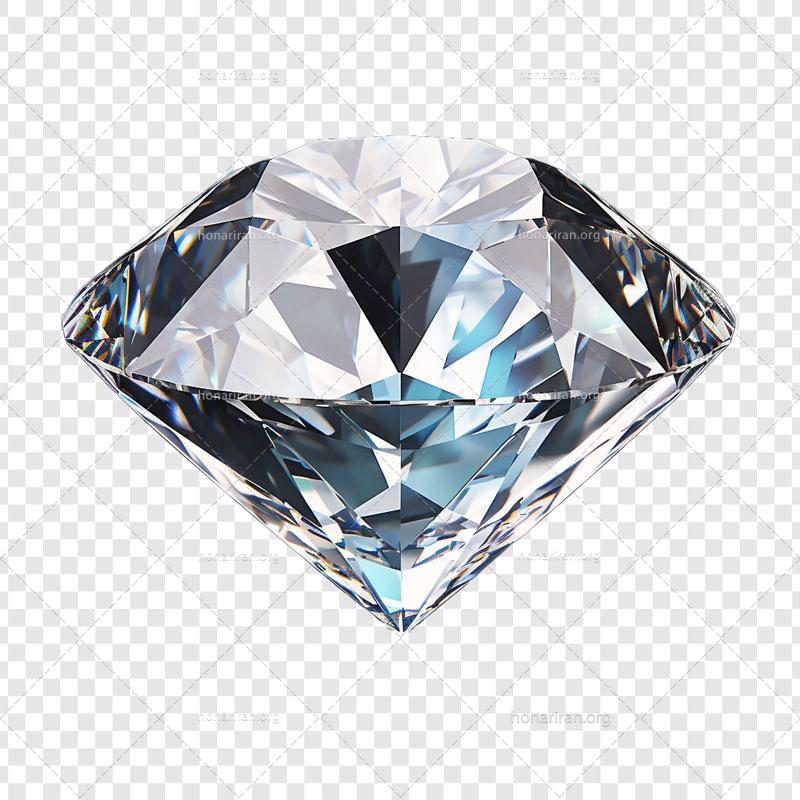 طرح آماده الماس درخشان با بک گراند خالی