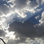 عکس اسمان/ابر و حمله خورشید