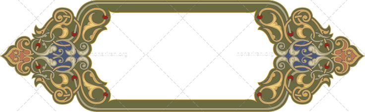 فایل لایه باز طرح اسلیمی اریدی کد 2818