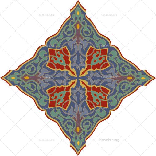 فایل لایه باز طرح اسلیمی اریدی کد 2831
