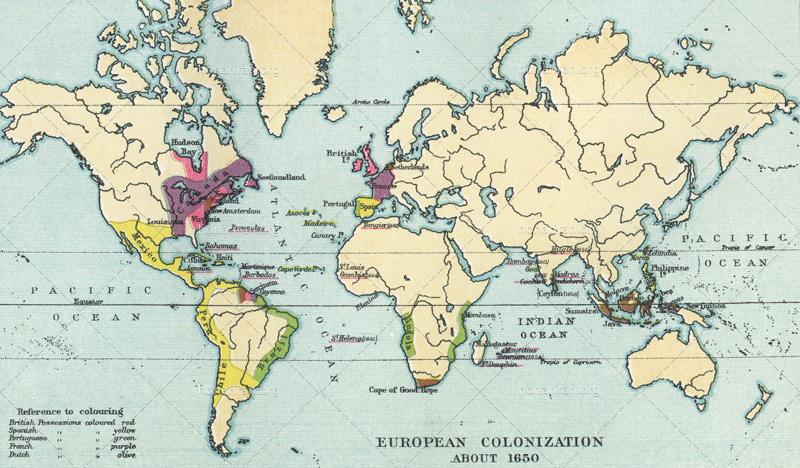 دانلود عکس و تصویر با کیفیت بالا نقشه کشور های استعمار اروپا کد 2