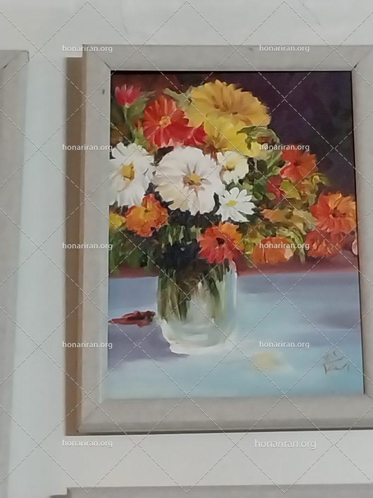 نقاشی گل بابونه