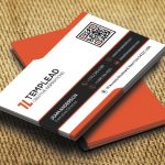 دانلود فایل لایه باز کارت ویزیت دو رو با رنگ سفید طلایی