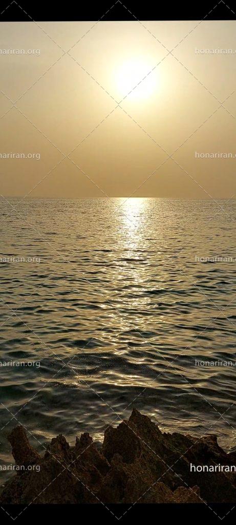 عکس غروب جزیره ی زیبا ی کیش