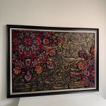 تابلو فرش دستباف و کالیگرافی مدرن