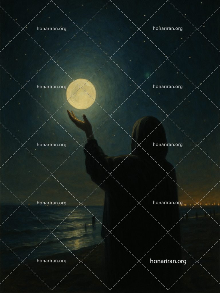 در آغوش ماه | Embracing the Moon