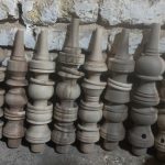 قلیون چوبی خراطی شده