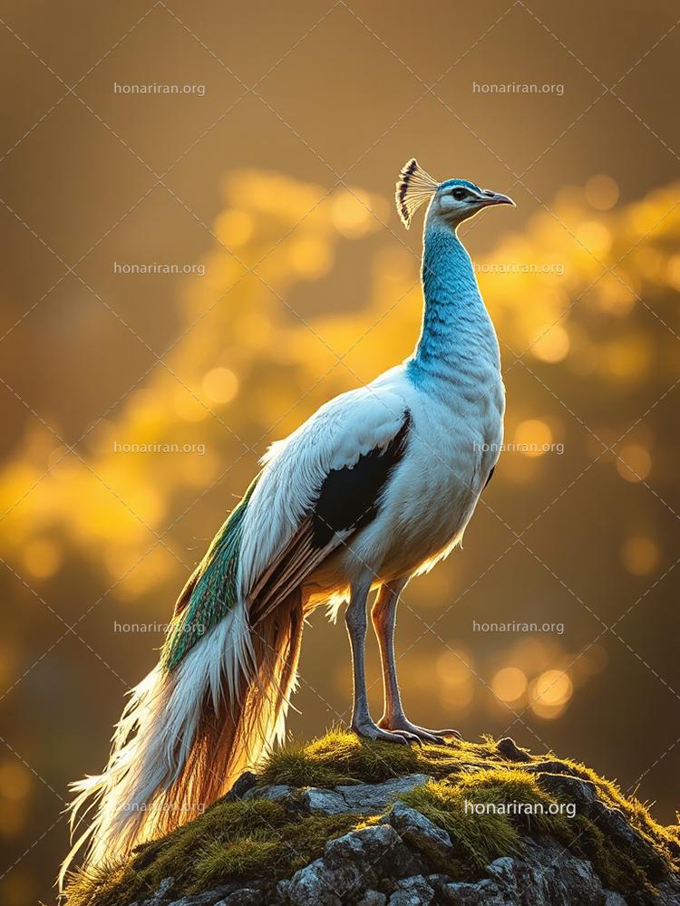 طاووس سفید باشکوه