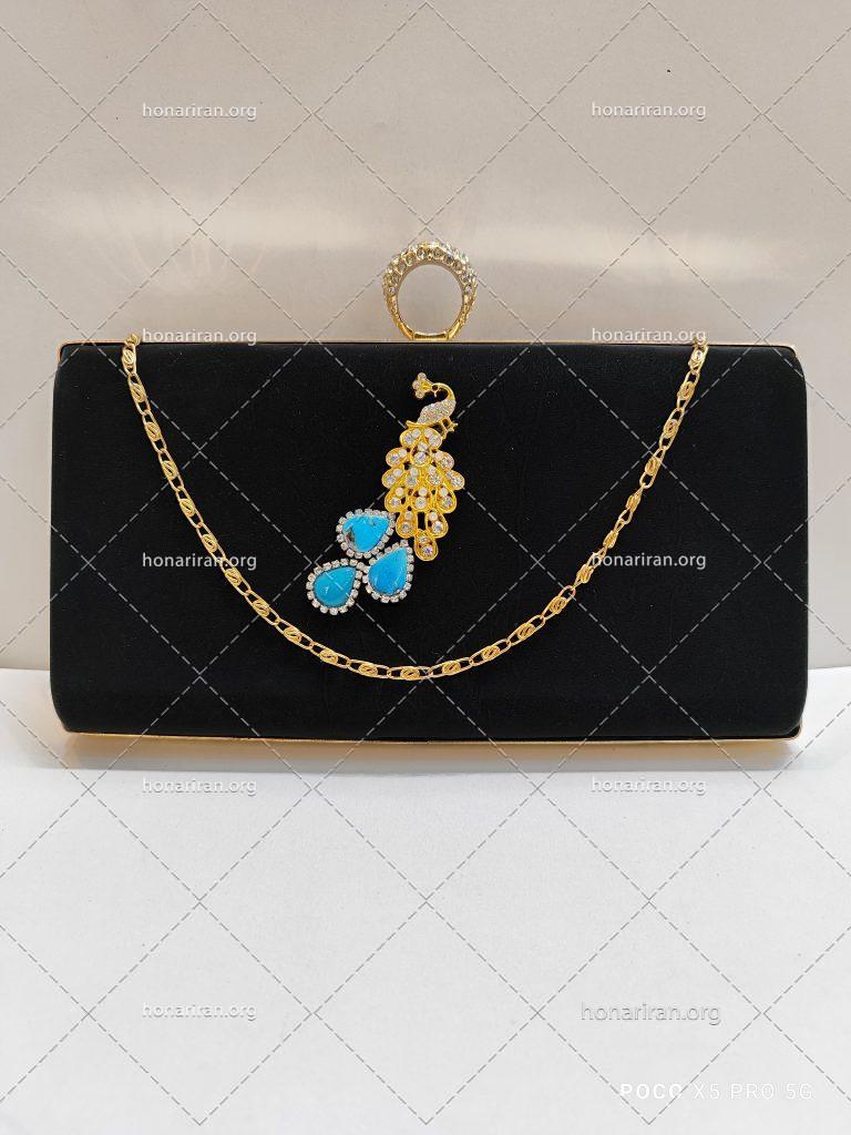 کیف دستساز طاووس
