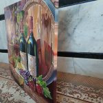 تابلو رنگ و روغن جام و شراب