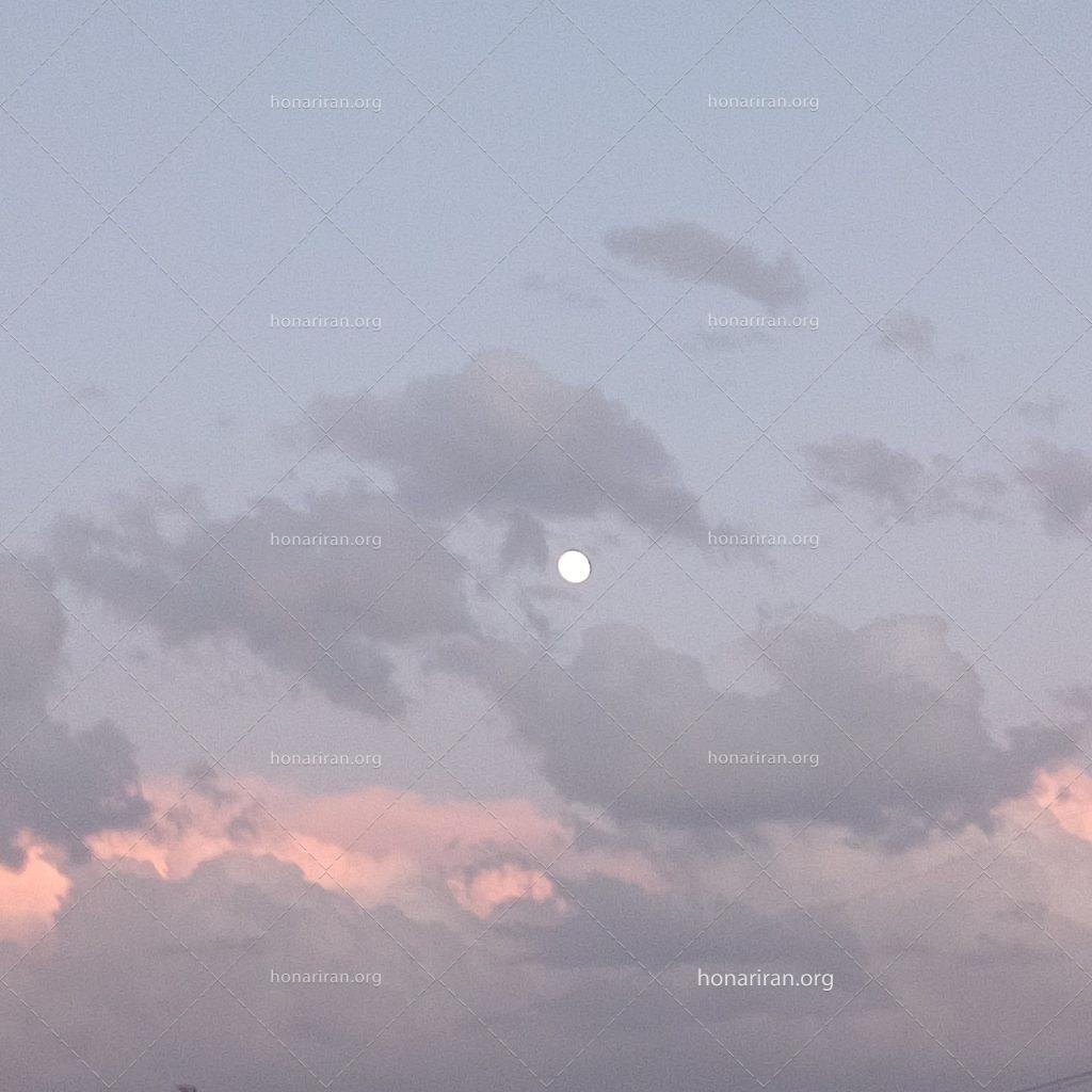 عکس آسمان و ماه