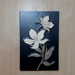 تابلو معرق چوب گل لیلیوم