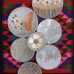 دیوارکوب برجسته سفالی