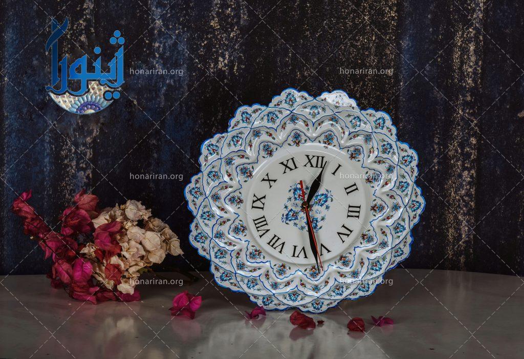 ساعت میناکاری روی مس