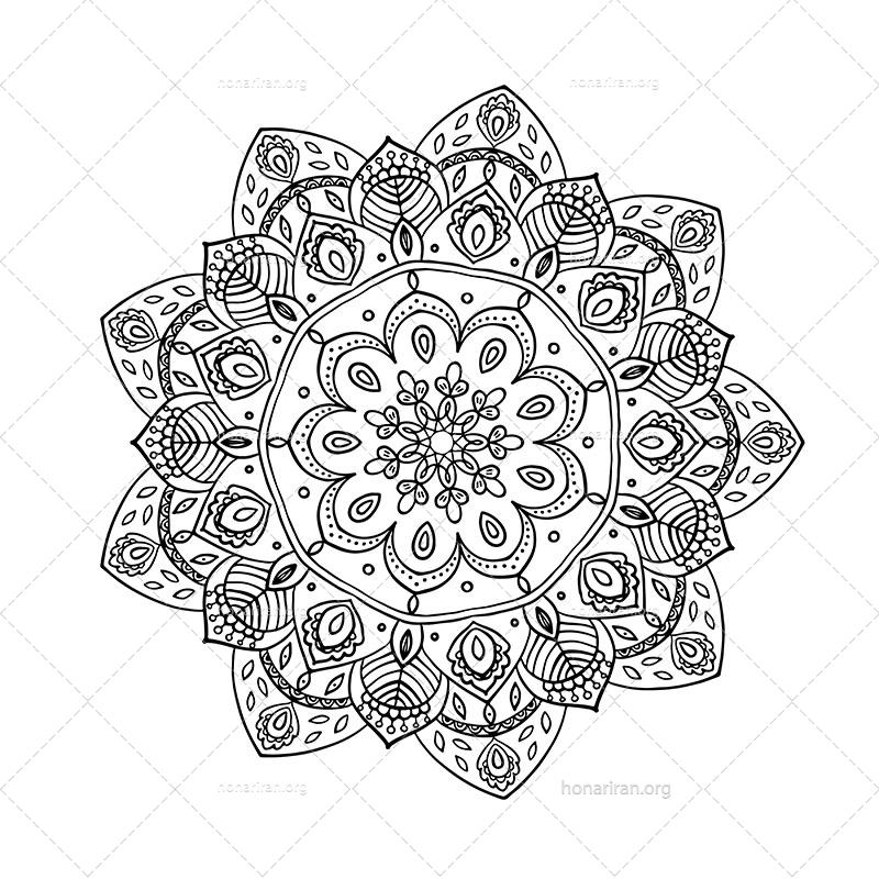 دانلود فایل AI و PNG ماندالا مناسب ادیت و طراحی