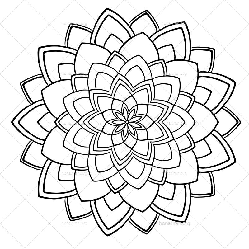 دانلود فایل AI و PNG ماندالا مناسب ادیت و طراحی