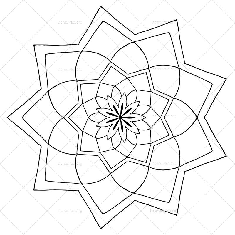دانلود فایل AI و PNG ماندالا مناسب ادیت و طراحی