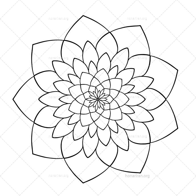 دانلود فایل AI و PNG ماندالا مناسب ادیت و طراحی