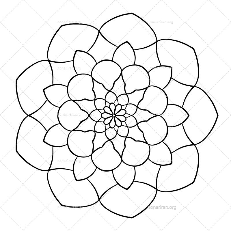 دانلود فایل AI و PNG ماندالا مناسب ادیت و طراحی