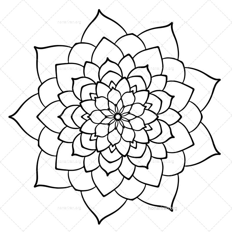 دانلود فایل AI و PNG ماندالا مناسب ادیت و طراحی