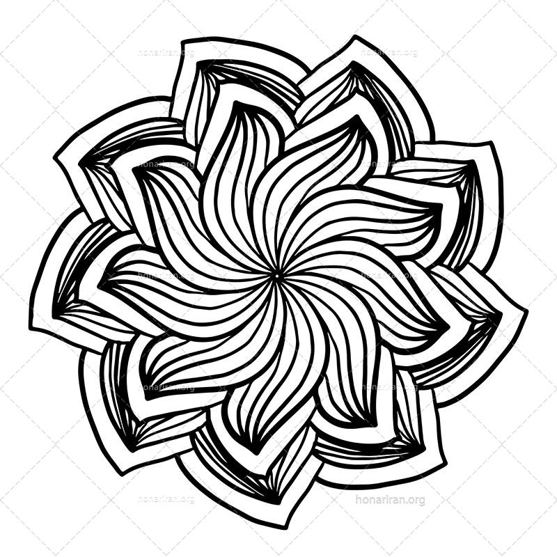 دانلود فایل AI و PNG ماندالا مناسب ادیت و طراحی