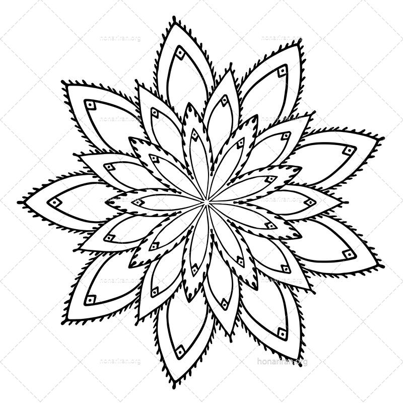 دانلود فایل AI و PNG ماندالا مناسب ادیت و طراحی