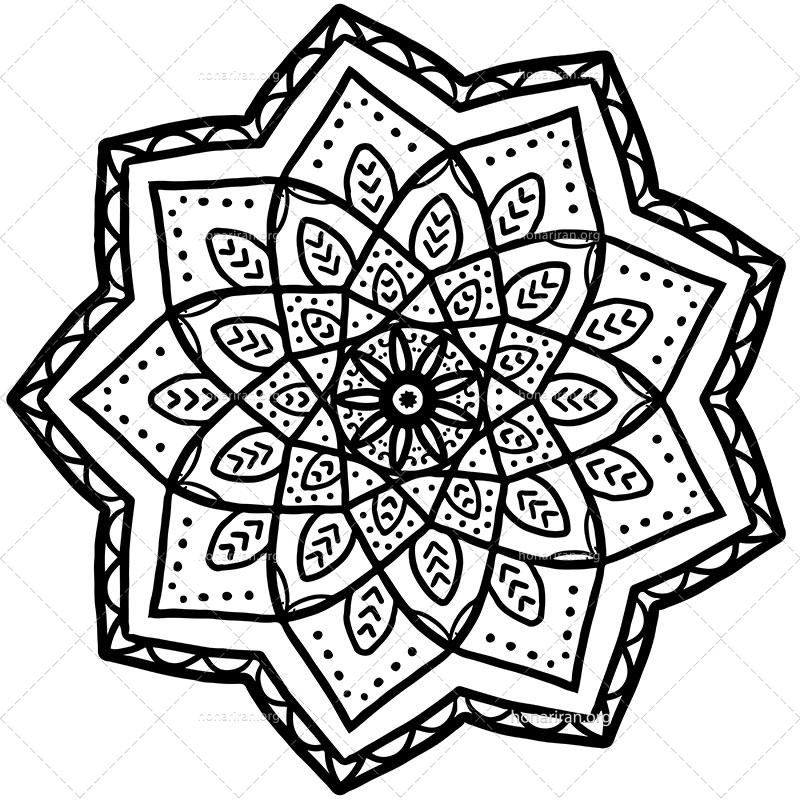 دانلود فایل AI و PNG ماندالا مناسب ادیت و طراحی