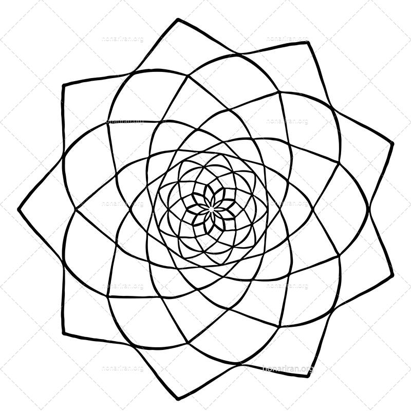 دانلود فایل AI و PNG ماندالا مناسب ادیت و طراحی