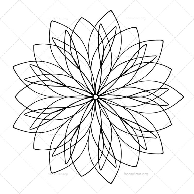 دانلود فایل AI و PNG ماندالا مناسب ادیت و طراحی