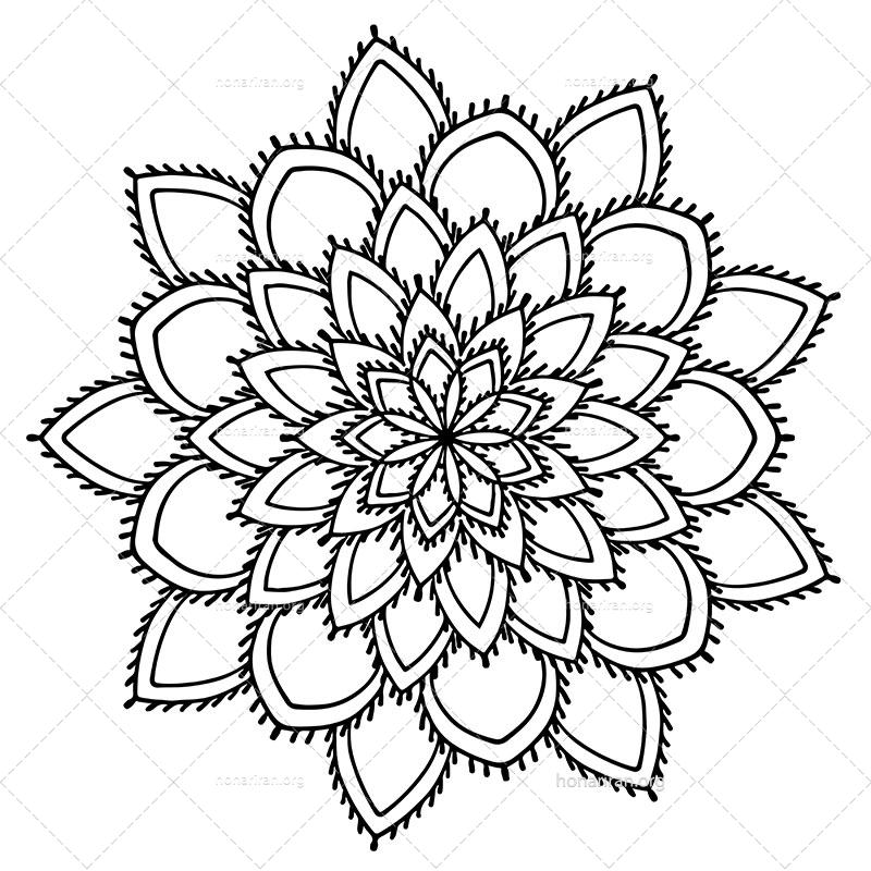دانلود فایل AI و PNG ماندالا مناسب ادیت و طراحی