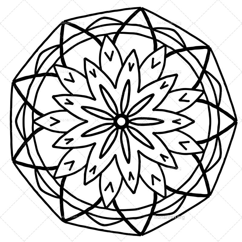 دانلود فایل AI و PNG ماندالا مناسب ادیت و طراحی