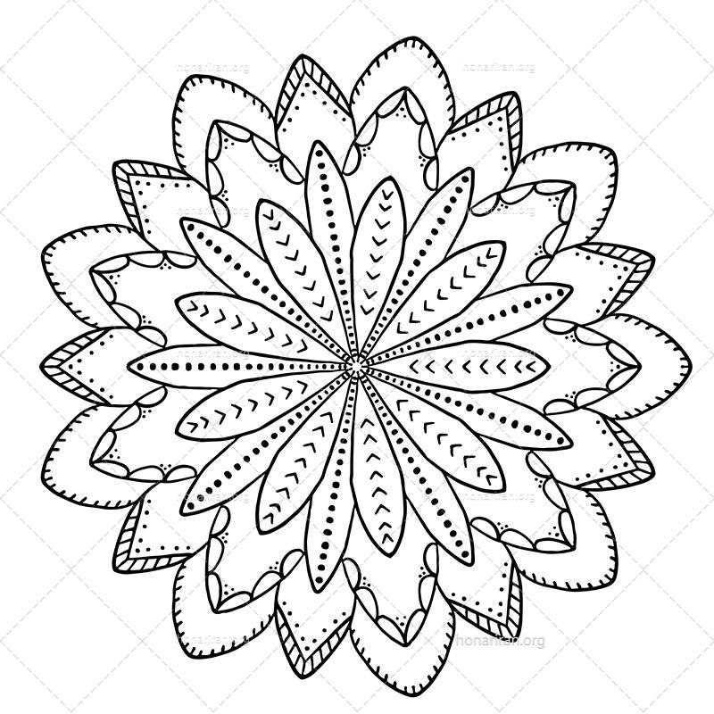دانلود فایل AI و PNG ماندالا مناسب ادیت و طراحی