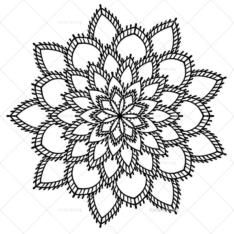 دانلود فایل AI و PNG ماندالا مناسب ادیت و طراحی