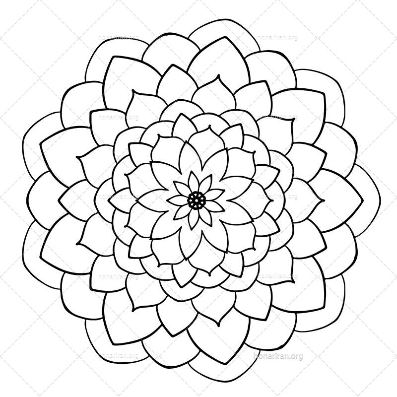 دانلود فایل AI و PNG ماندالا مناسب ادیت و طراحی