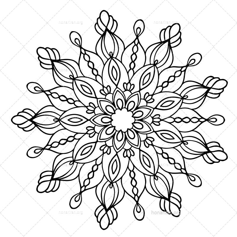 دانلود فایل AI و PNG ماندالا مناسب ادیت و طراحی