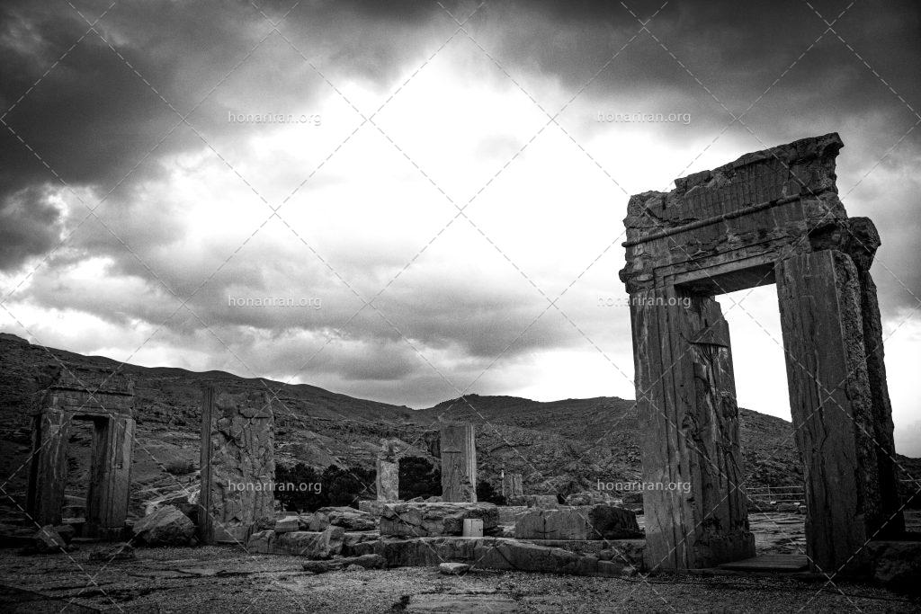 قطعه عکس کاخ آپادانا تخت جمشید