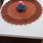 رومیزی قلاب بافی