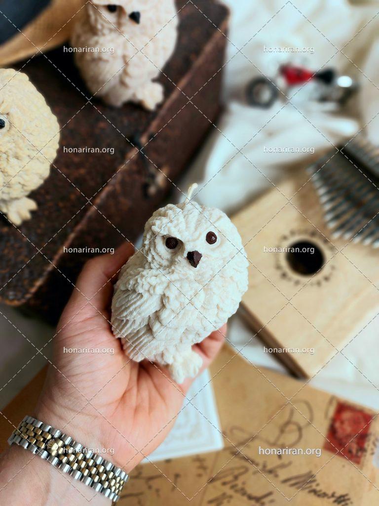 شمع گیاهی جغد