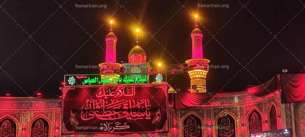 قطعه عکس دیواره حرم حضرت عباس