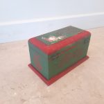 جعبه پتینه و دکوپاژ طرح گل و بته‌جقه