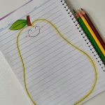 دفتر با حاشیه نقاشی شده