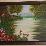 نقاشی رنگ روغن طبیعت
