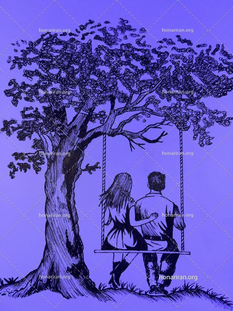 نقاشی راپید آرت و آبرنگ